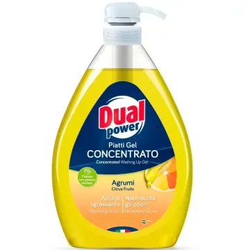 Гель для миття посуду Dual Power Citrus Fruits, 1 л