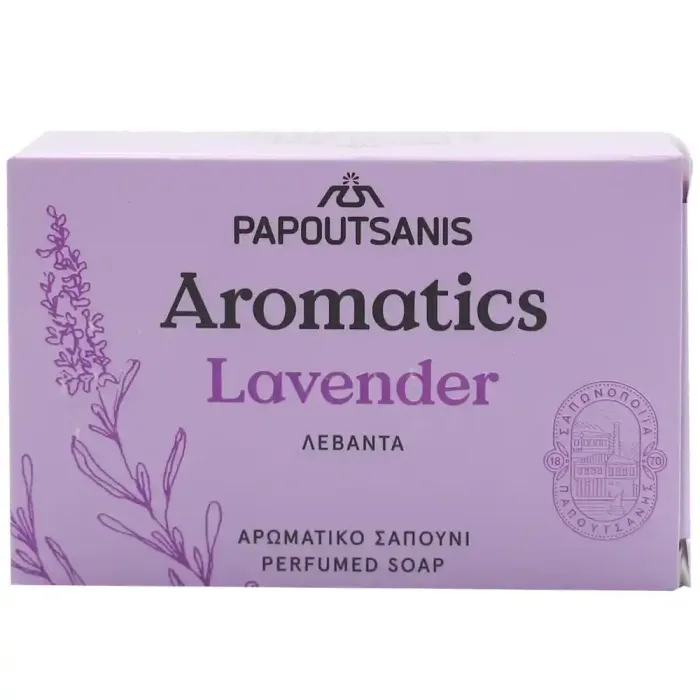Тверде мило Papoutsanis Aromatics Lavender, 100 г