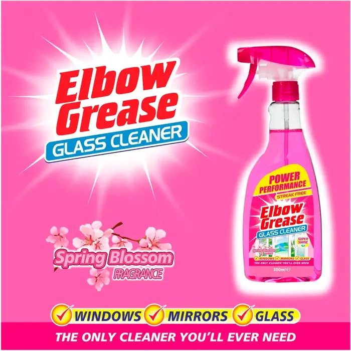 Спрей для миття вікон Elbow Grease Spring Blossom, 500 мл