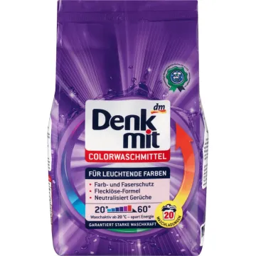 Пральний порошок для кольорових речей Denkmit Colorwaschmittel 1.35 кг (20 прань)