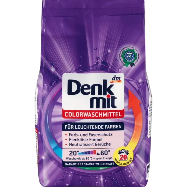 Пральний порошок Denkmit Colorwaschmittel, 1,35 кг (20 прань)
