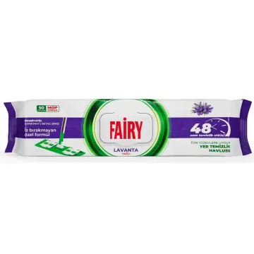 Вологі серветки для миття підлоги Fairy Lavanta, 50 шт