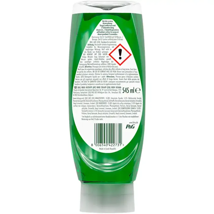 Засіб для миття посуду Fairy Handspülmittel Konzentrat Max Power, 545 мл