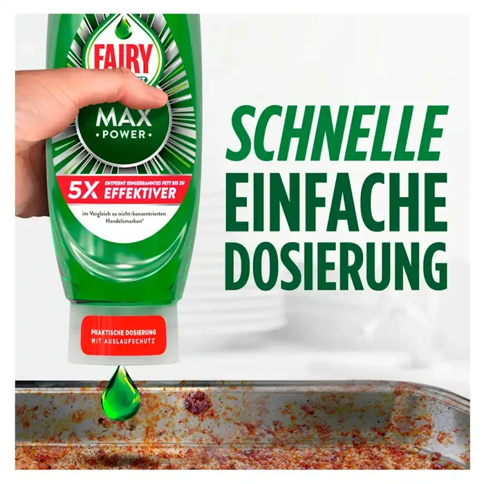 Засіб для миття посуду Fairy Handspülmittel Konzentrat Max Power, 545 мл