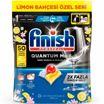 Таблетки для посудомийних машин Finish Powerball Quantum Max, 50 шт