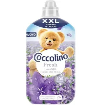 Кондиціонер для білизни Coccolino Fresh Lavanda Mediterranea, 1750 мл (76 прань)
