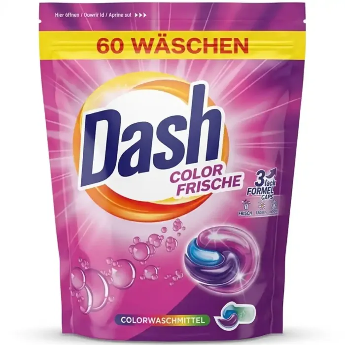 Капсули для прання Dash Color Frische, 60 шт