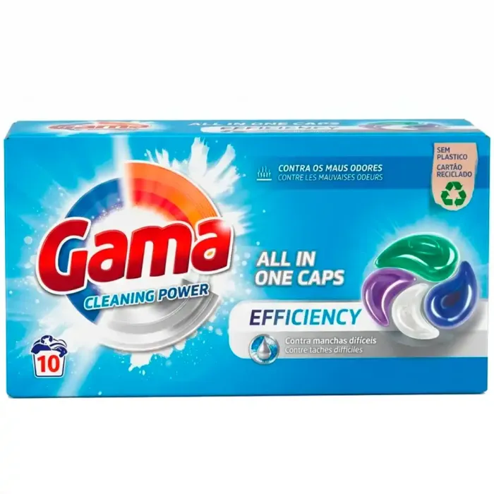 Капсули для прання Gama Cleaning Power Efficiency (10 шт)