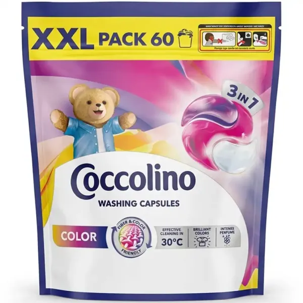Капсули для прання Coccolino Color, 60 шт