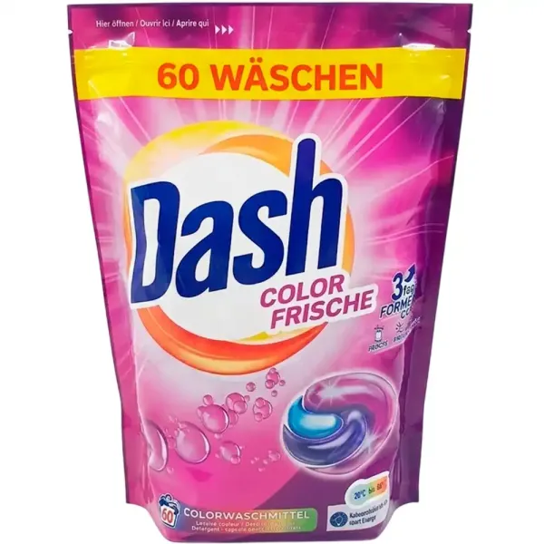 Капсули для прання Dash Color Frische, 60 шт