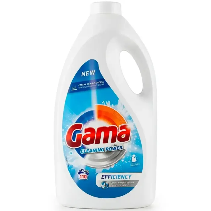 Гель для прання Gama Cleaning Power XXL, 110 прань (4.95 л)