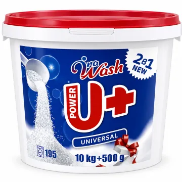 Універсальний пральний порошок Ira Wash U+ Universal, 10 кг (195 прань)