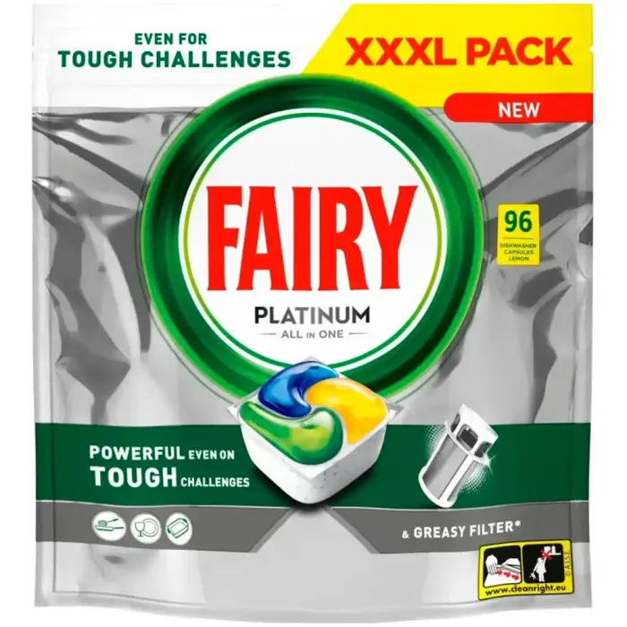 Капсули для посудомийної машини Fairy Platinum, 96 шт
