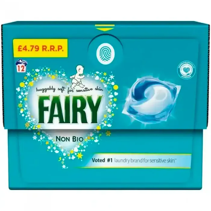 Капсули для прання дитячого одягу Fairy Non-Bio, 12 шт