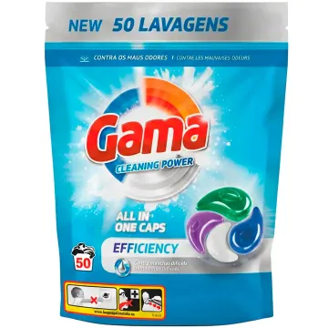 Капсули для прання універсальні Gama Cleaning Power, 50 шт
