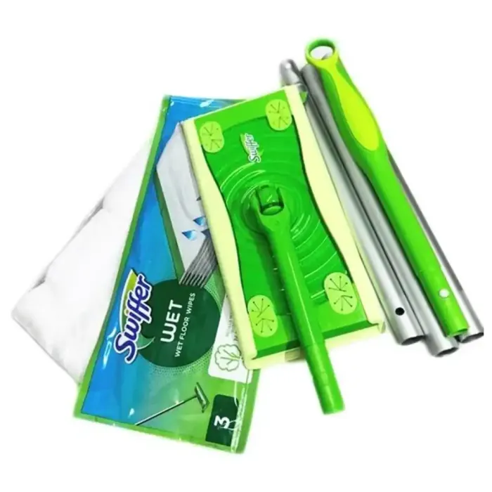 Набір для прибирання Swiffer: швабра та змінні серветки (6 сухих та 3 вологих)