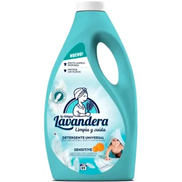 Гель для прання дитячого одягу Lavandera Sensitive 2.49 л (83 прання)
