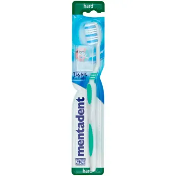 Зубна щітка жорстка Mentadent Tecnic Clean Hard, 1 шт