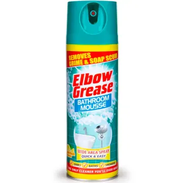 Мус-піна для чищення ванної кімнати Elbow Grease Bathroom Mousse Lemon Fresh, 400 мл