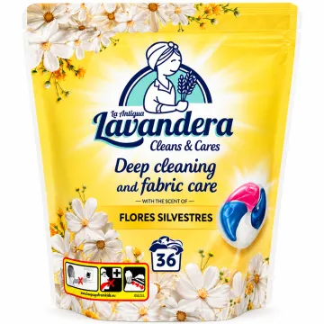 Капсули для прання Lavandera 4в1 Flores Silvestres Польові квіти, 36 шт