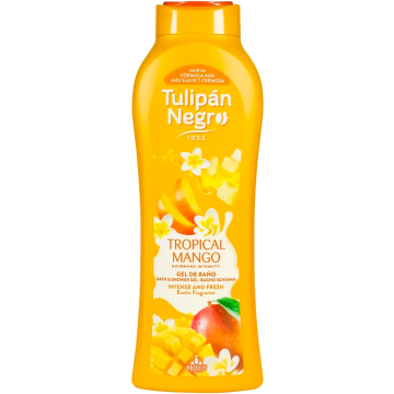 Гель для душу парфумований Tulipan Negro Тропічне манго, 650 мл