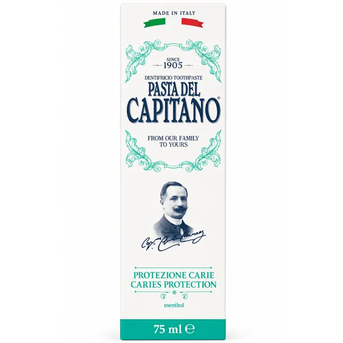 Зубна паста від карієсу Pasta Del Capitano Caries Protection, 75 мл