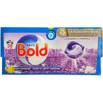 Капсули для прання універсальні Bold Lavender & Camomile, 28 шт