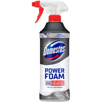 Піна для чищення унітазу та ванни Domestos для видалення нальоту, 435 мл