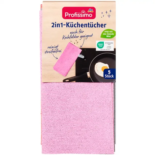 Рушники кухонні Profissimo 2 in1-Küchentücher, 5 шт