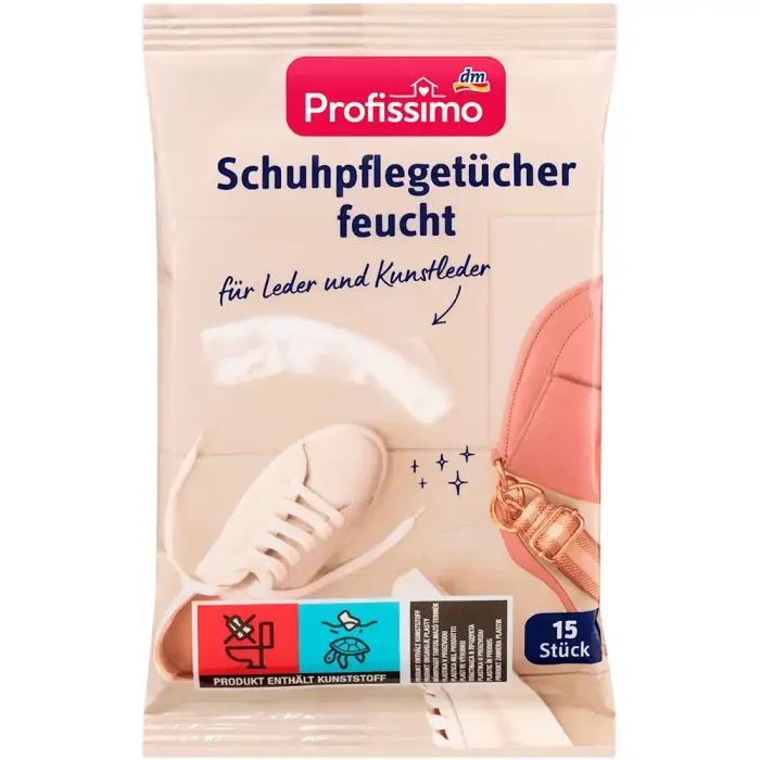 Вологі серветки для взуття Profissimo, 15 шт