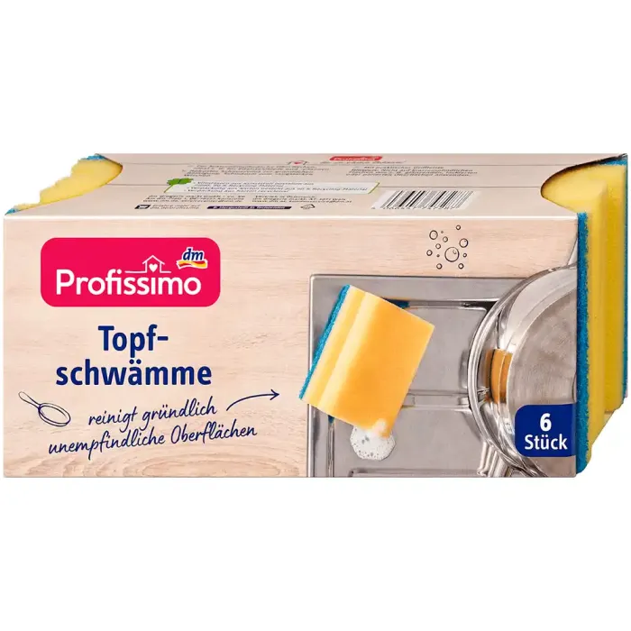 Губки для кухні DM Profissimo Topfreiniger, 6 шт