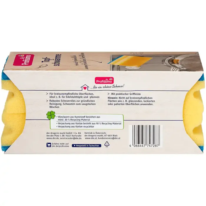Губки для кухні DM Profissimo Topfreiniger, 6 шт