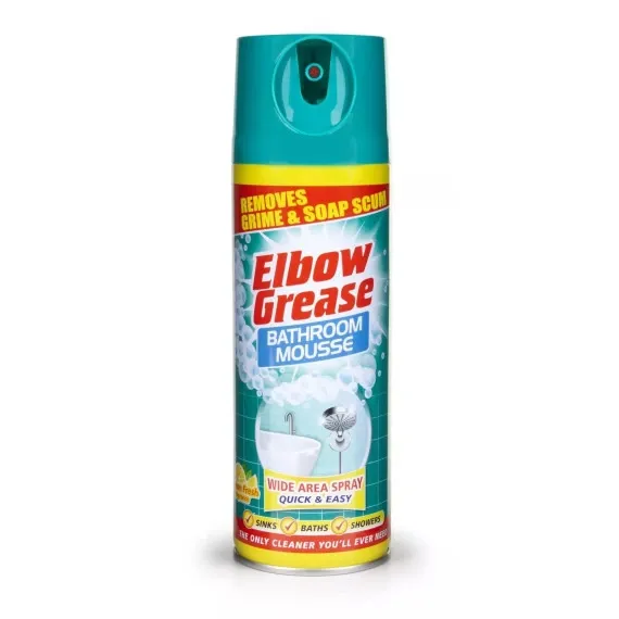 Мус-піна для чищення ванної кімнати Elbow Grease Bathroom Mousse Lemon Fresh 400 мл