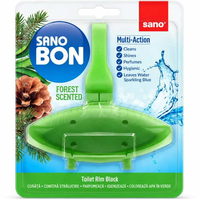 Підвісний туалетний блок Sano Bon Green Forest з ароматом лісу, 55 г