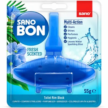 Підвісний туалетний блок Sano Sanobon Blue, 55 г