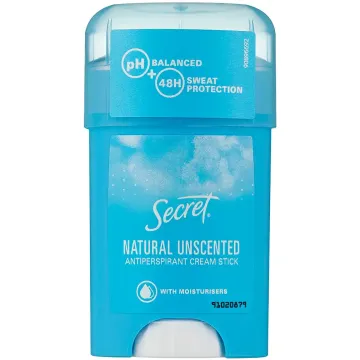 Кремовий дезодорант-антиперспірант Secret Naturel Unscented, 40 мл