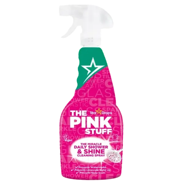 Засіб для чищення душових кабін The Pink Stuff Daily Shower & Shine, 850 мл