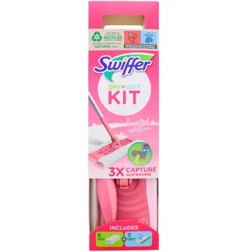 Набір Swiffer - 8 серветок для витирання пилу та 3 вологі серветки для підлоги, обмежена серія