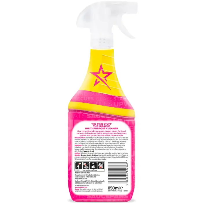 Універсальний засіб для чищення The Pink Stuff Multi-Purpose Cleaner, 850 мл