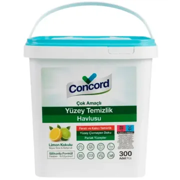 Вологі серветки для прибирання Concord Limon, 300 шт