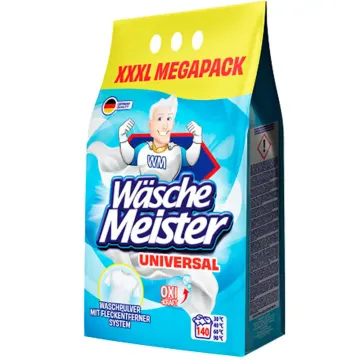 Універсальний пральний порошок Wasche Meister Universal 10.5 кг (140 прань)