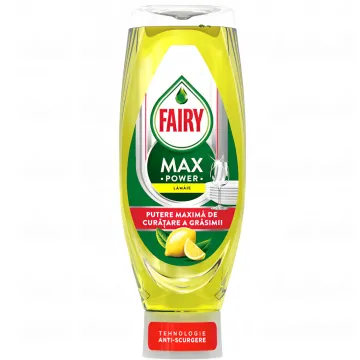 Гель для миття посуду Fairy MAX Power Lemon, 730 мл