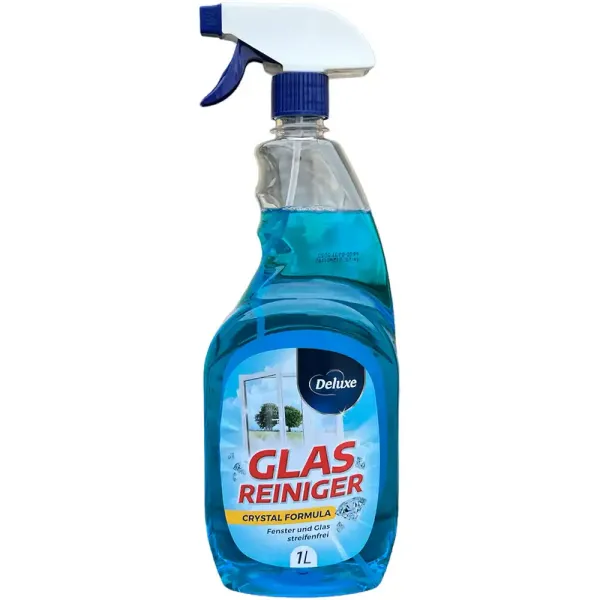 Засіб для миття вікон та дзеркал Deluxe Glas Reiniger, 1 л